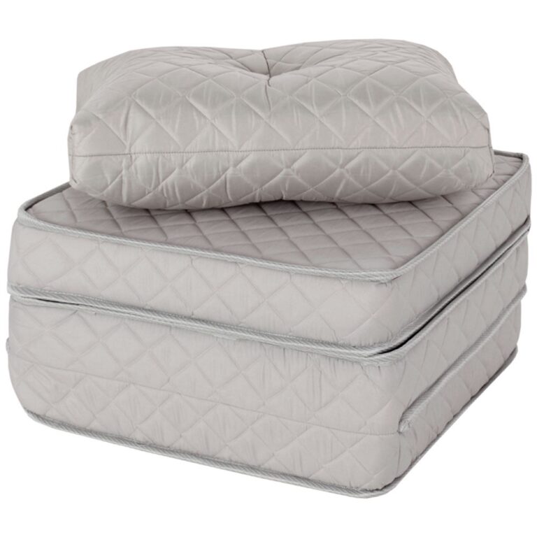 Puff Colchonete Dobrável / Sofá 3 em 1 + Travess