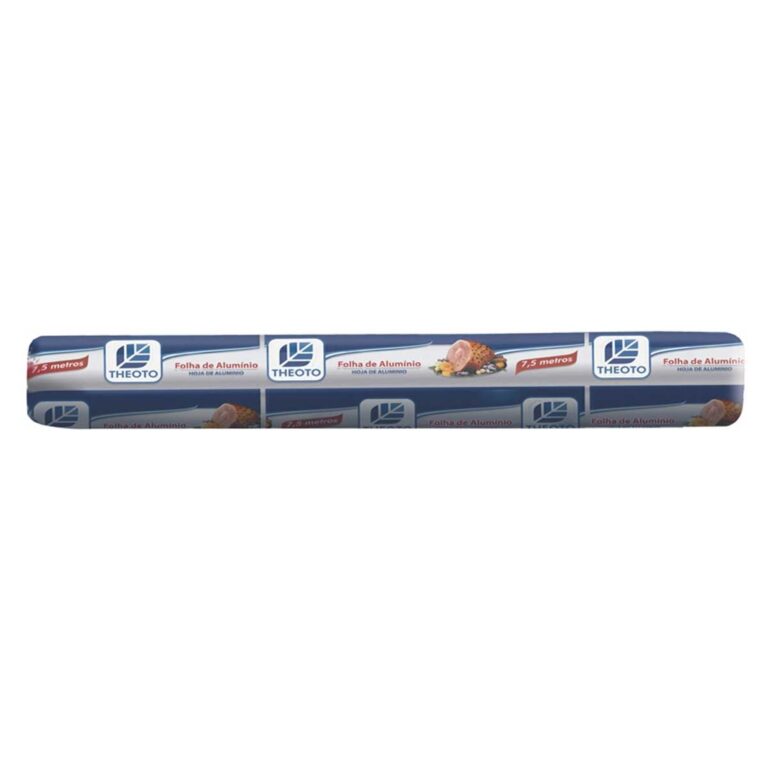 Bobina Folha Papel Alumínio 30cmx7,5M Theoto 1und