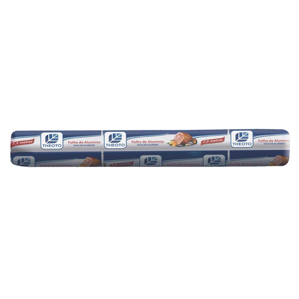 Bobina Folha Papel Alumínio 30cmx7,5M Theoto 1und