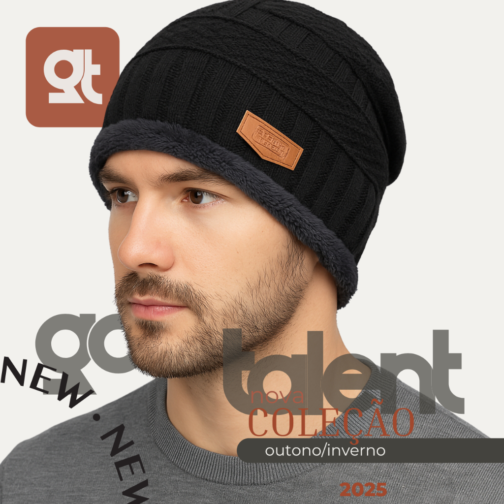 Touca Gorro Inverno Feminina Masculina Premium Forrada Frio