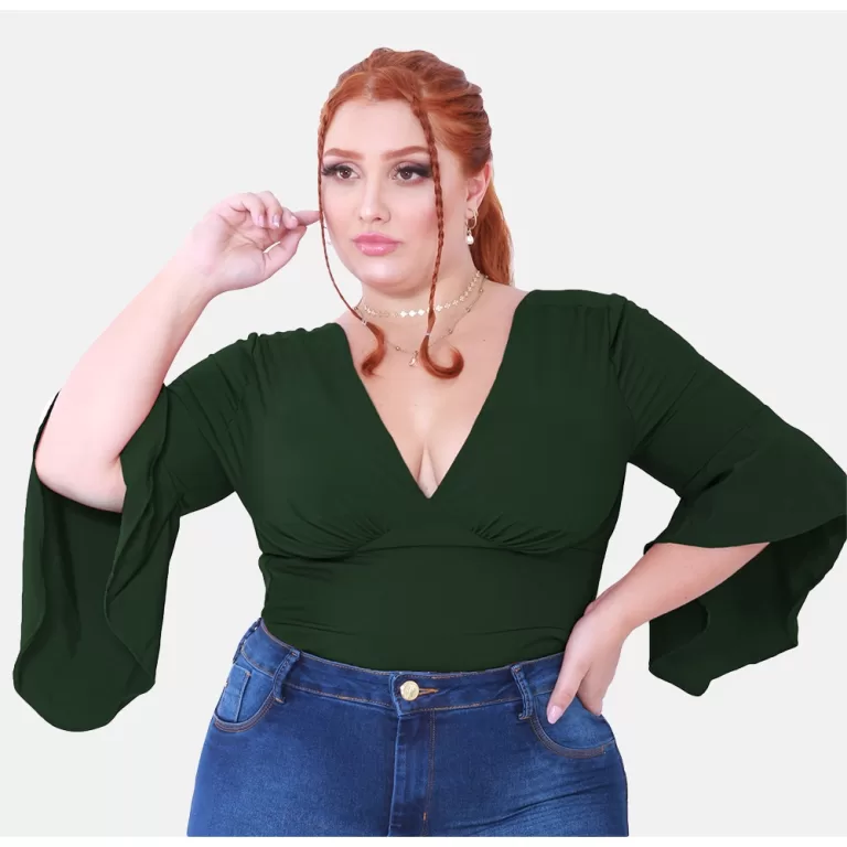 Cropped Jumbo Plus Size Feminino Valor baixo Promo