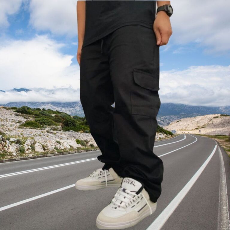 Calças Cargo masculino Roupas Masculinas elegante
