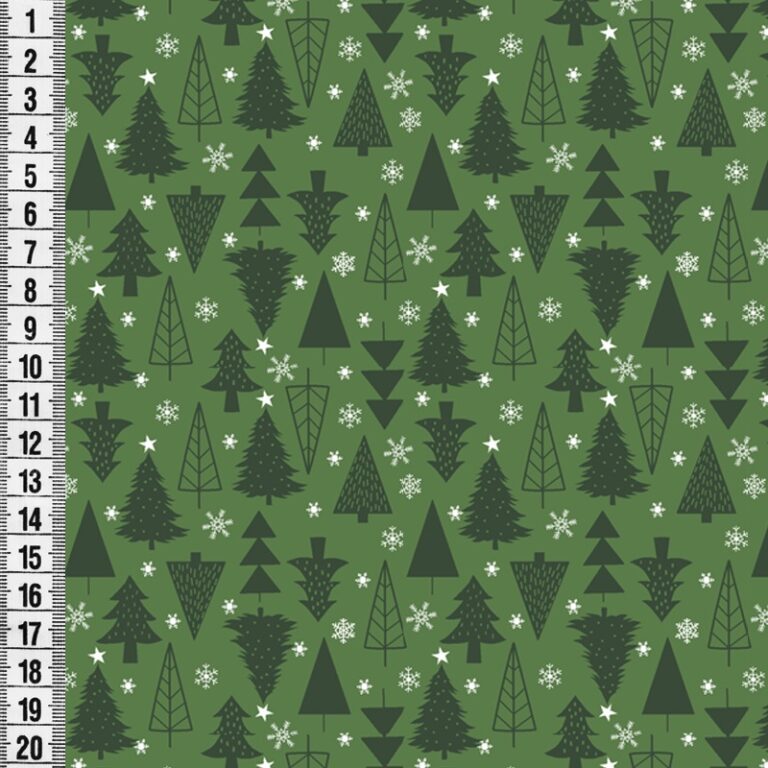 Tricoline Estampado Árvore Verde – A Partir