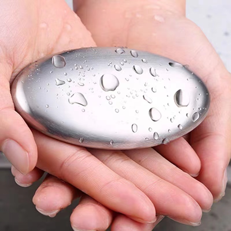 Sabonete De Inox Culinário Mágico Tira Cheiro Anti Odor Para As Mãos Envio Imediato