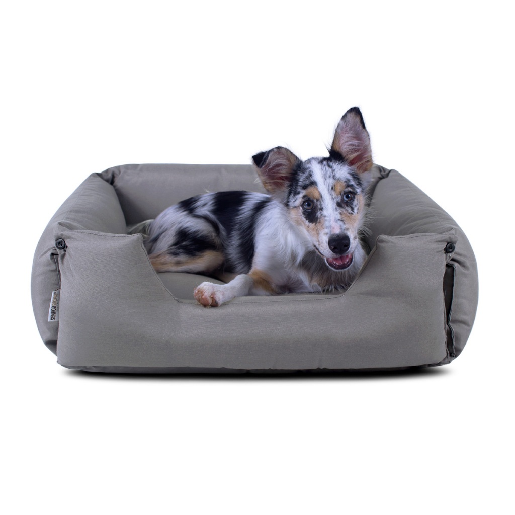 Cama de Cachorro Impermeável Caminha Pet Dupla Face Lola 65×50 Graffite