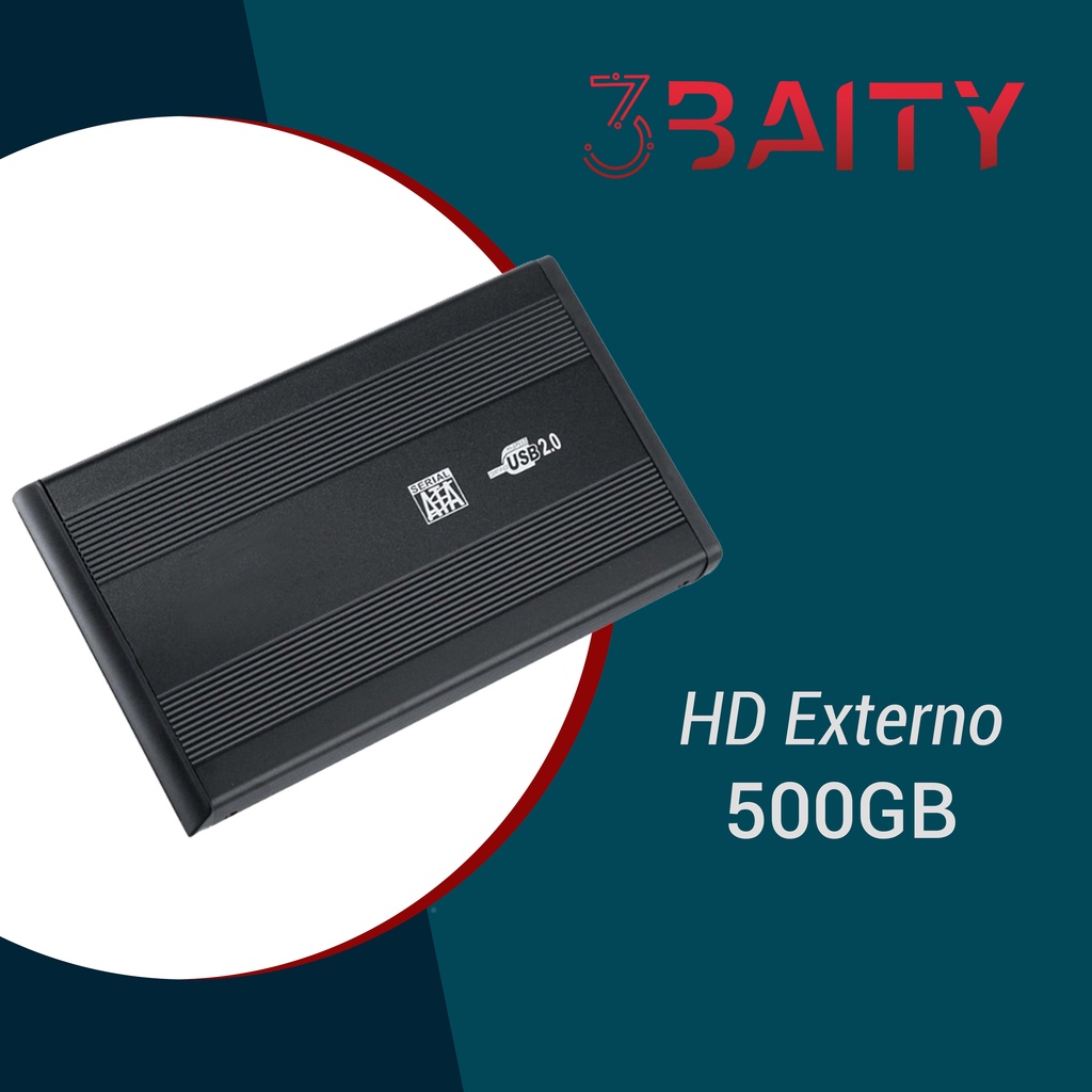HD Externo 500gb, 1tb usb 2.0 usb 3.0