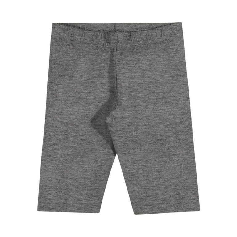 Bermuda Ciclista Infantil Menina Verão Cinza Elia