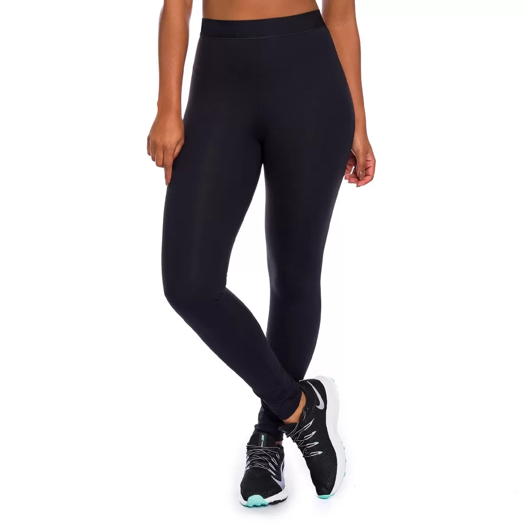Legging Feminina Cintura Alta Active Preta Massam Fitness