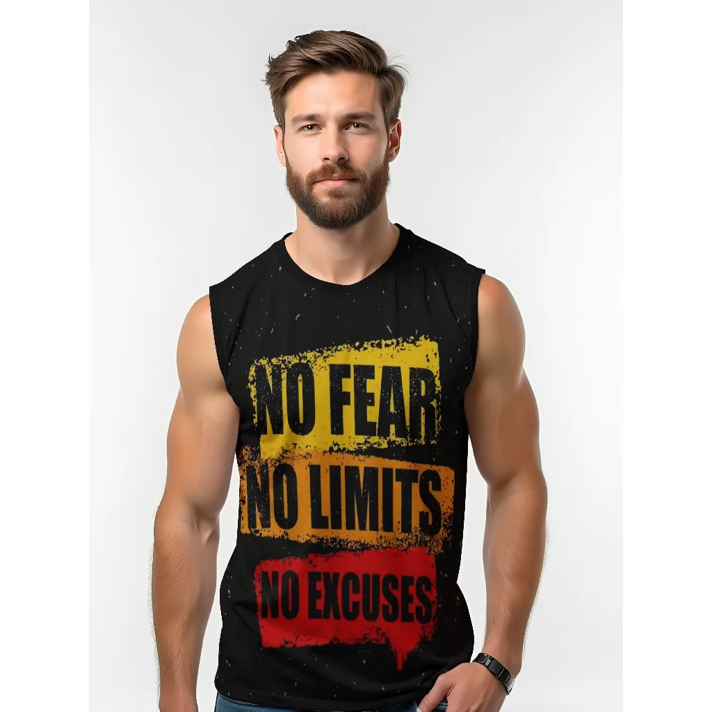 Camiseta Dry Fit Masculina UV 50+ No Fear Estampada Academia Corrida Treino Casual
