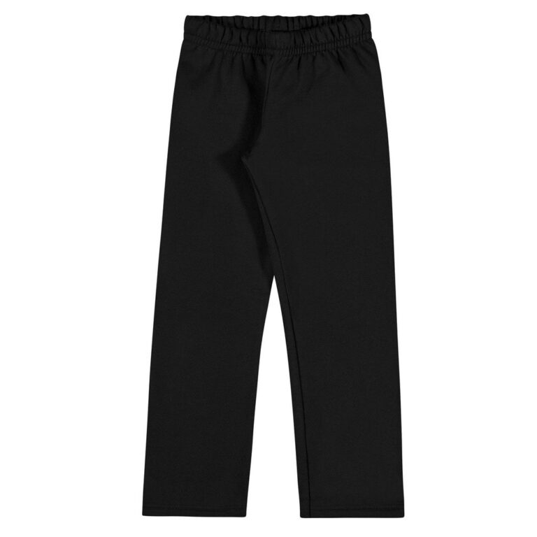 Calça de Moletom Menino Menina Lisa Básica Sem P