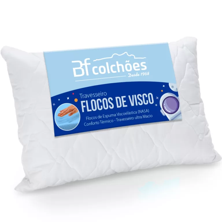 Travesseiro Flocos De Espuma Viscoelástica Antial