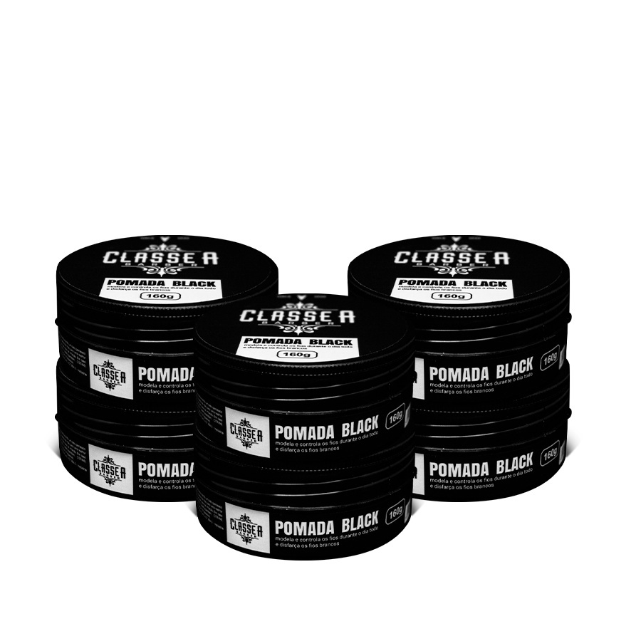 fixador para cabelo efeito preto black  – 06 Un – Classe A