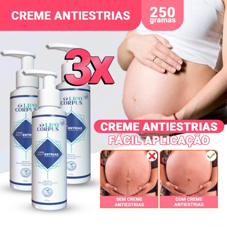 Creme AntiEstrias Removedor Estrias Ação Poderos