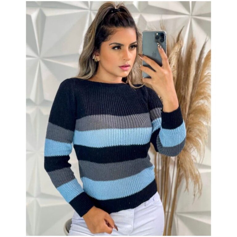 Blusa Feminina/ Sueter Feminino Tendencia Moda Inv