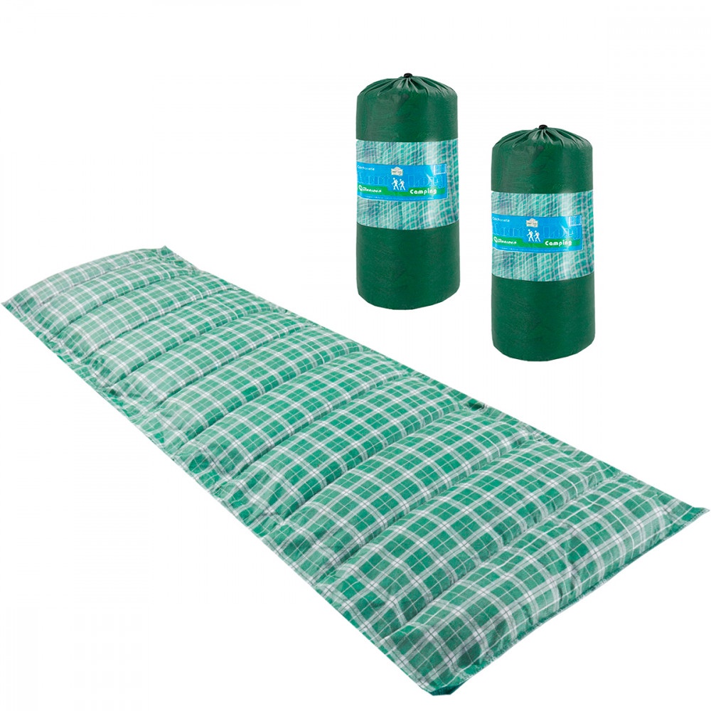 Kit 2 Colchonete Acampamento Camping Solteiro Pesca Retiro Ginástica 190x60cm – Emcompre