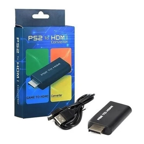 Adaptador Conversor Ps2 Audio Vídeo Av Para Cabo 