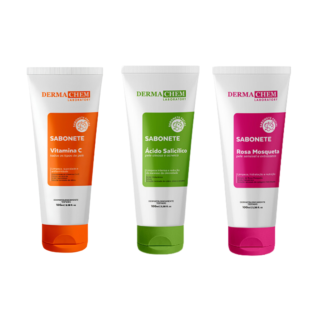 Sabonete Facial Limpeza De Pele Facial Skincare Maquiagem – Dermachem