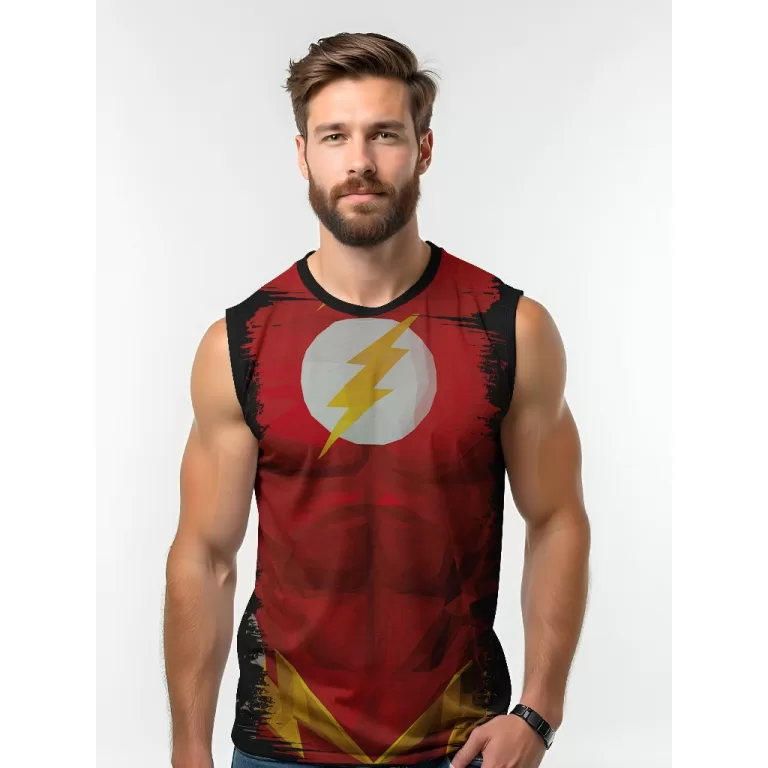 Camiseta Dry Fit Masculina UV 50+ Roupa do Flash E