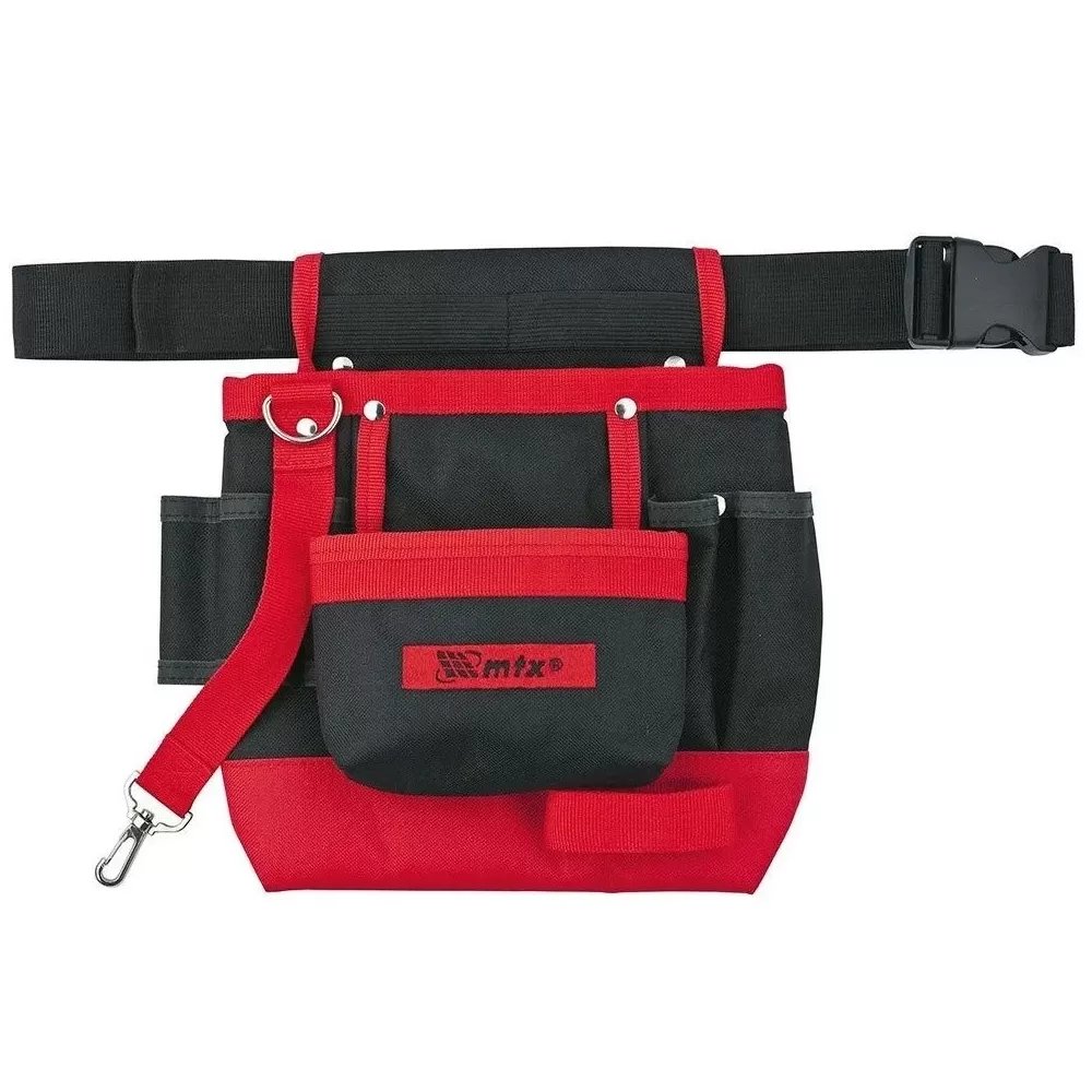 Cinto Cinturão Bolsa Mochila Mala Para Ferramentas Mtx Em Lona 7 Bolsos