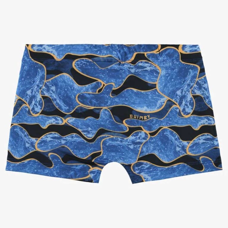 Sunga Infantil Boxer com Proteção UV Azul Neon C