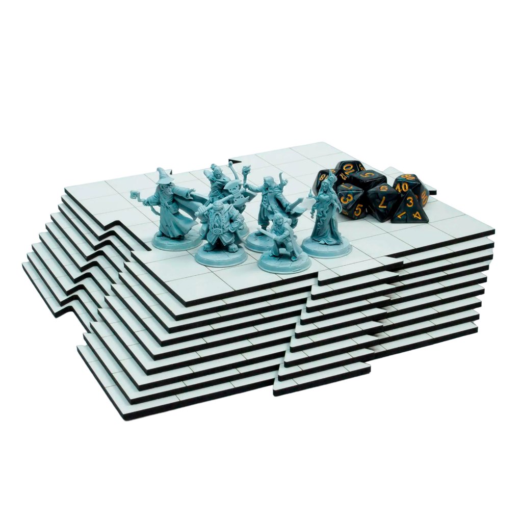 Kit do Mestre para RPG com Grid, Dados E Miniaturas ELECTRUM