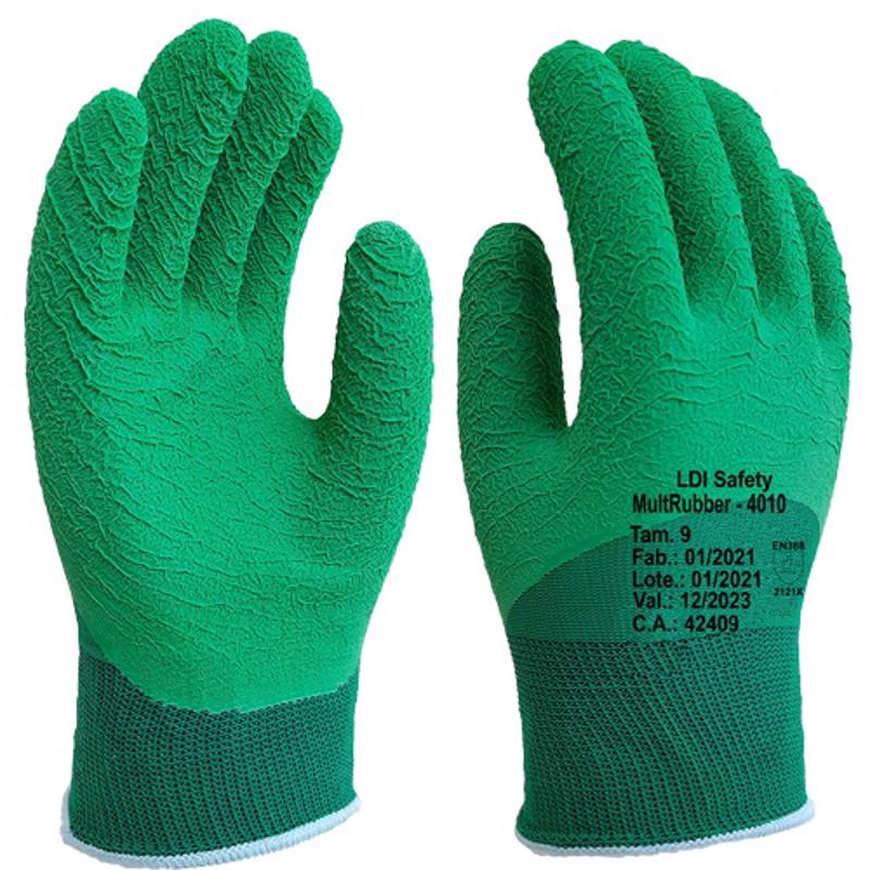 Luva Térmica Segurança Multrubber Soft Tamanhos 8 9 10 LDI CA 42409