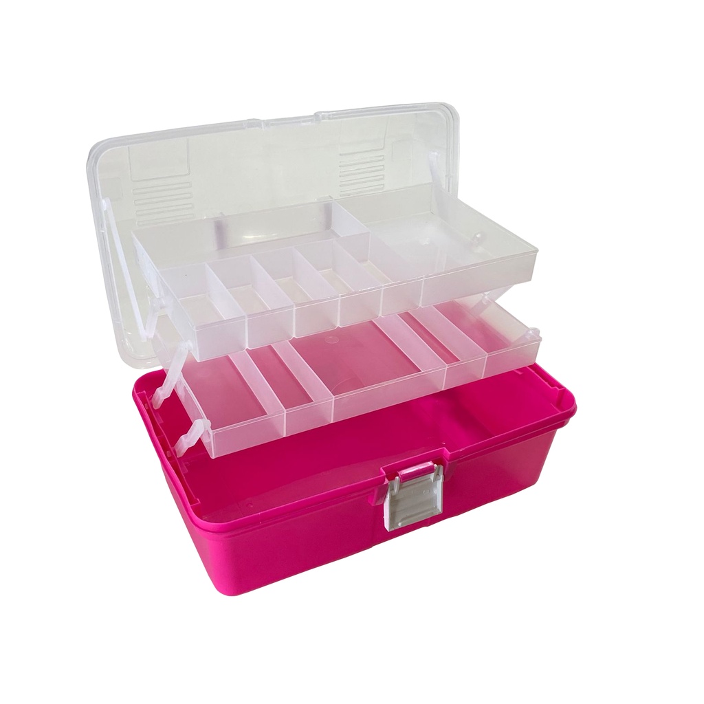 Maleta Organizadora Multiuso Mega Box 34×20 Odontológica, Ferramentas, Maquiagem