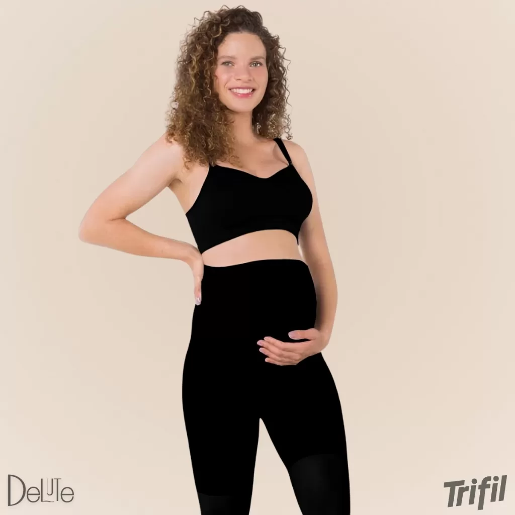 Calca Legging Trifil Para Gestante Gravida Maternidade Modelo Sem Costura