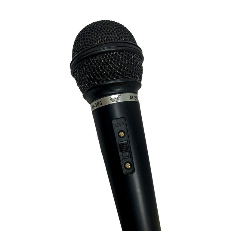 Microfone Dinâmico P10 Profissional Com Cabo de 2