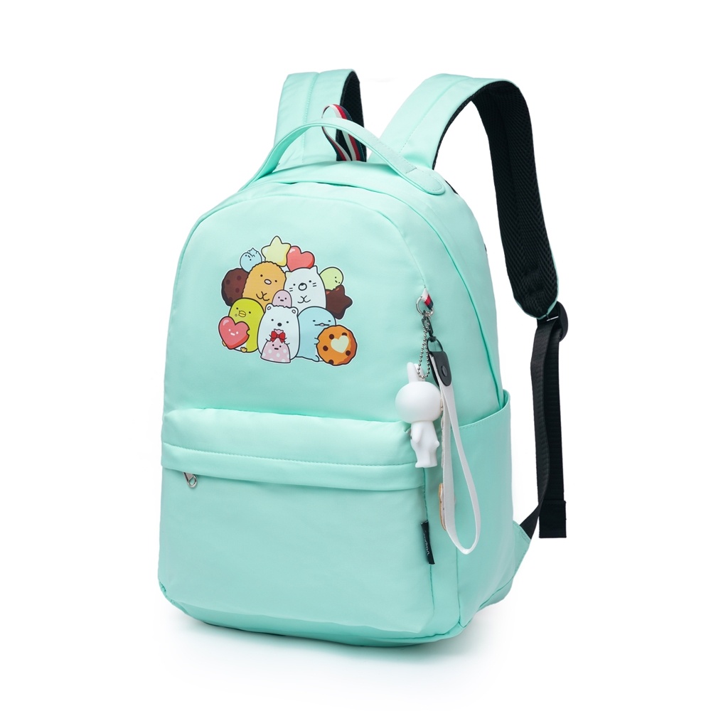 Mochila Feminina Escolar Universitária Chaveiro Juvenil Menina Yupe