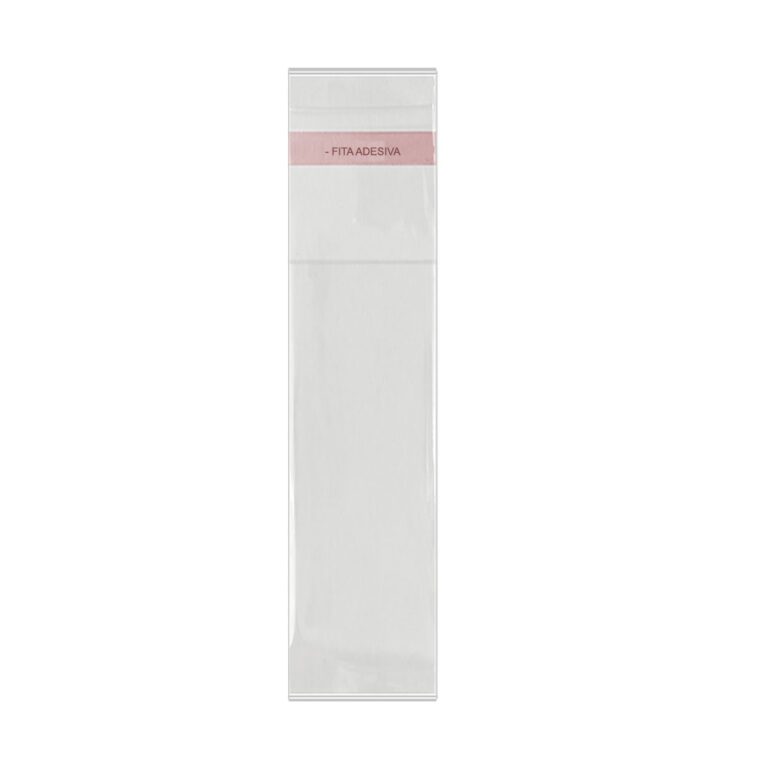 Saquinho Saco Adesivado Transparente 6×25 Pct
