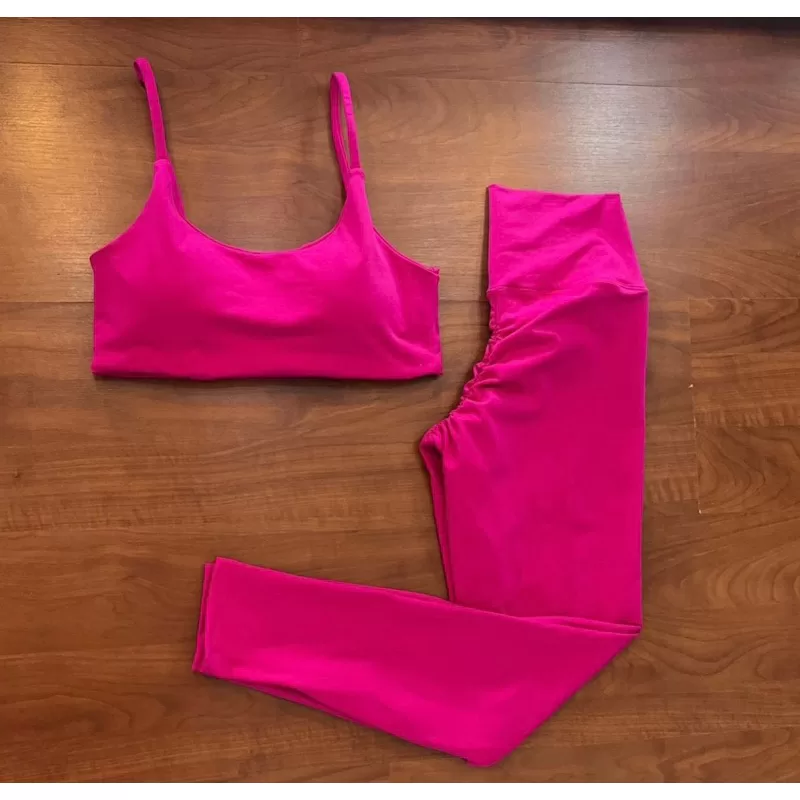 conjunto calça fitness empina bumbum zero transparência tecido premium