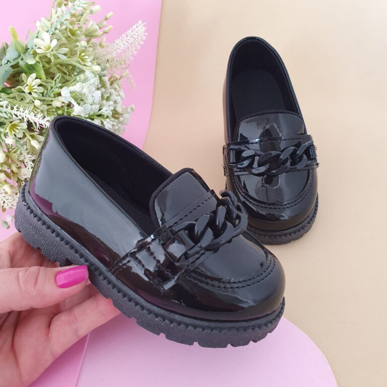 Sapato Mocassim Tratorado Feminino Infantil Femini