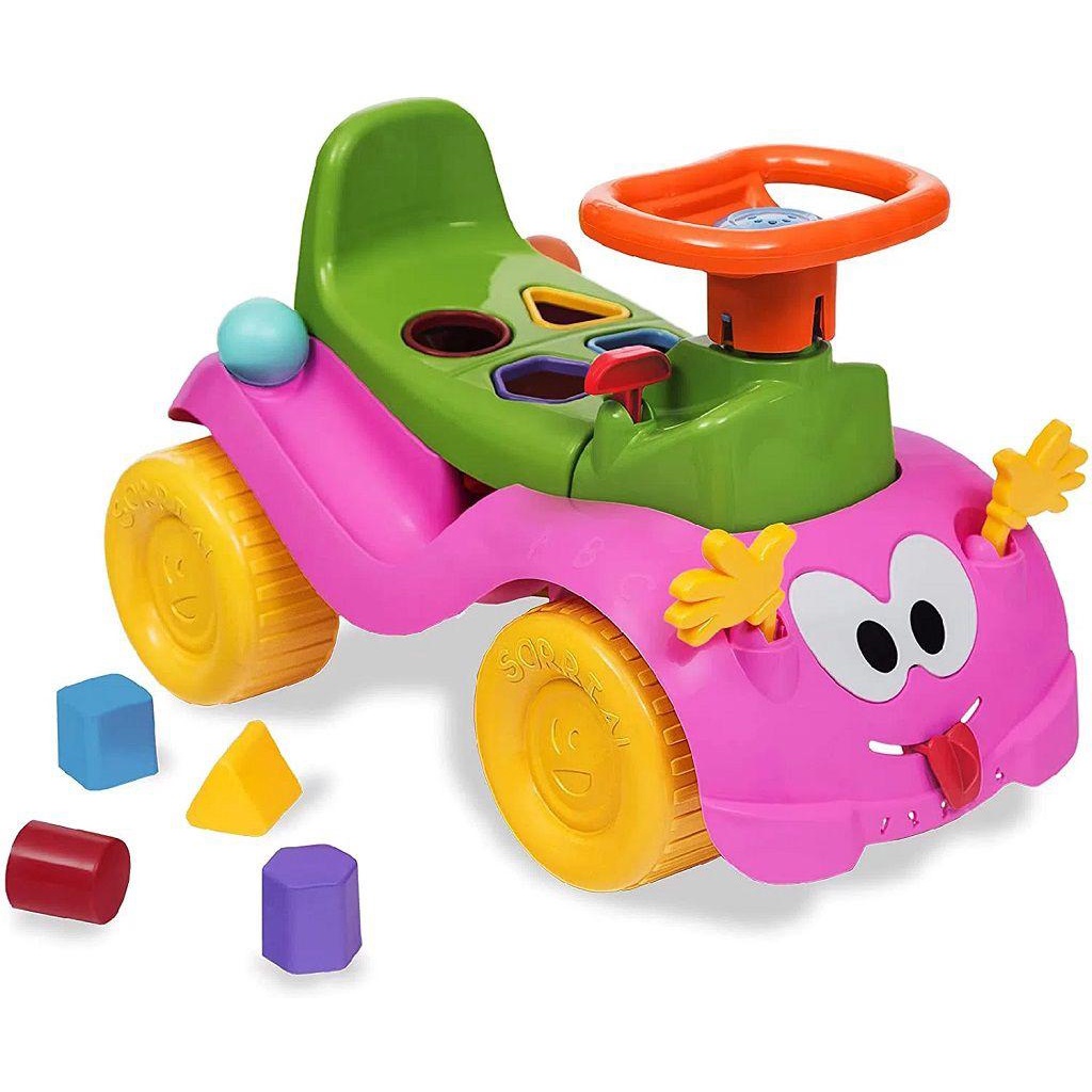 Carrinho de Passeio Infantil Totokinha Bolinha Rosa – Cardoso Toys
