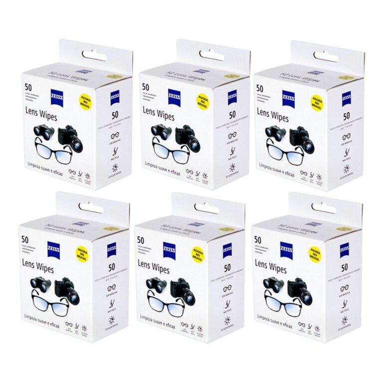 Kit Lens Wipes Zeiss C/ 300 Lenços Umedecidos PRO