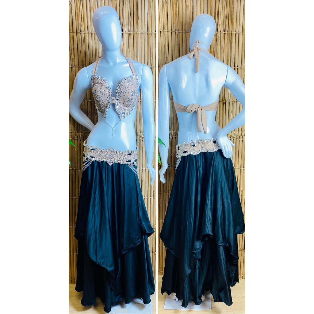 [Liquidação] Dança do Ventre Traje  Bordado Completo -M-42-  Pronta Entrega – TPCL-567