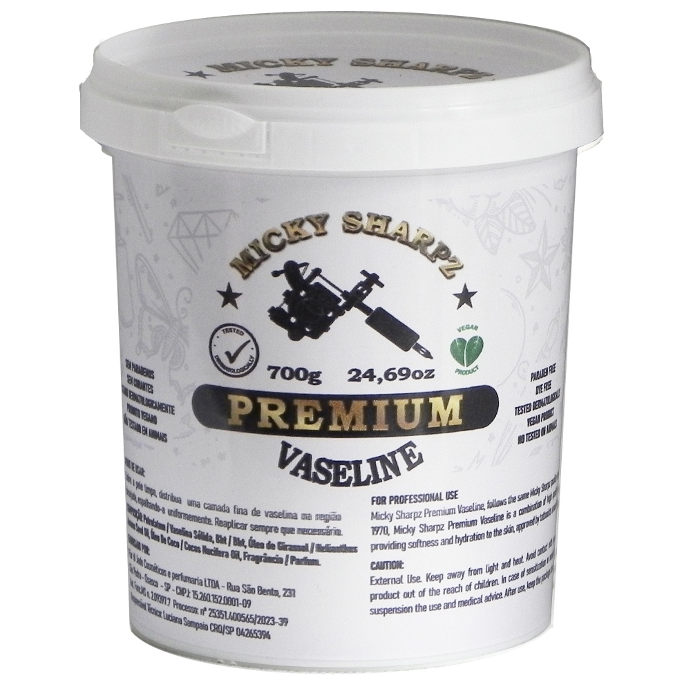 Vaselina Tattoo – Premium Vaseline – Micky Sharpz – 700g