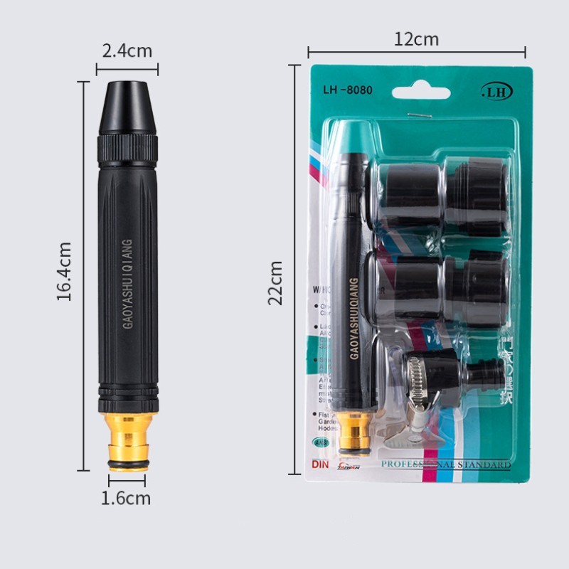 Três Tipos De Jato Diferentes Com Engate Rápido Bico Alta Pressão Para Mangueiras
