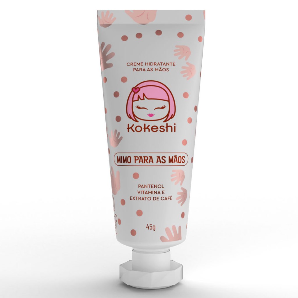 Creme Hidratante para as Mãos e Cutículas Kokeshi Maciez e Hidratação 45g