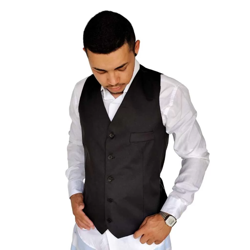 Colete Social Slim Masculino oxford Premium Imperdivel top