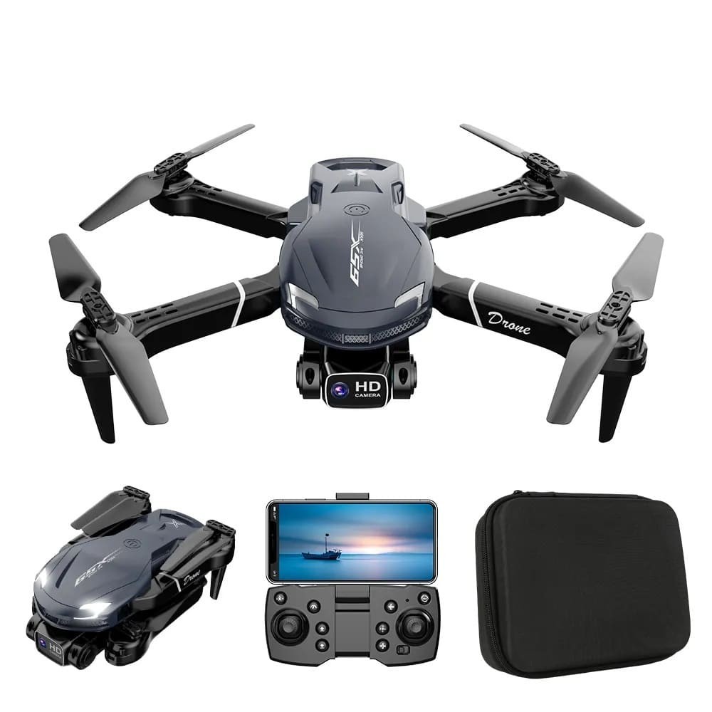 Drone XS9 Câmera Dupla 4K Voo 360 Estável Alcance Longo Retorno Automático Modo Sem Cabeça Altitude