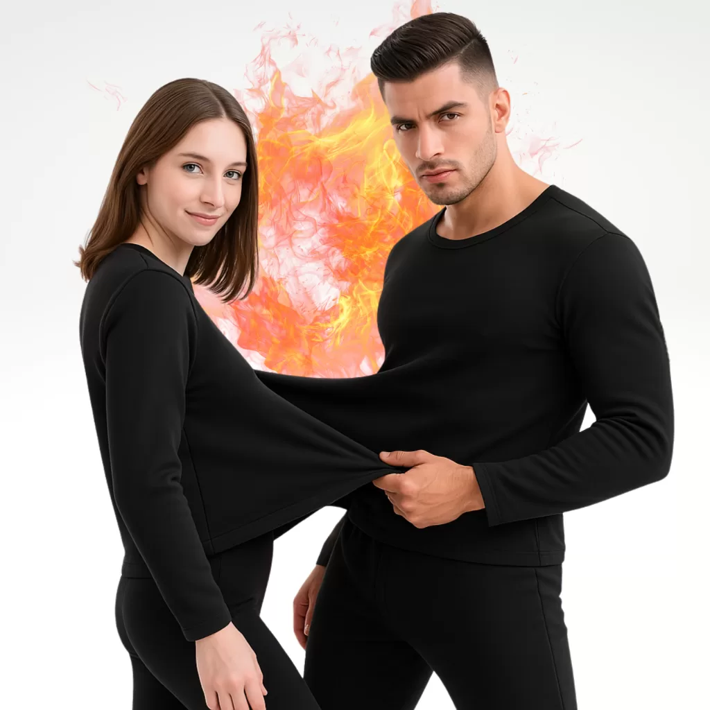 Kit 2 Conjunto Térmico Masculino Feminino Segunda Pele Flanelado Frio Inverno