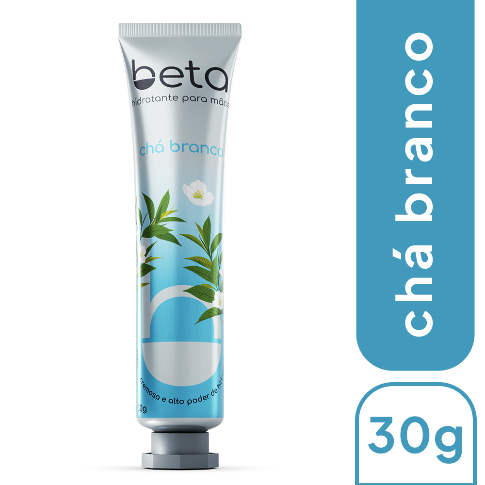 Creme Hidratante para Mãos Beta Chá Branco  Hidratação e Sofisticação