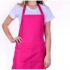 Avental Oxford Pink Bolso Reforçado