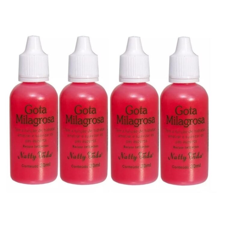 Kit com 4 unidades Gota Milagrosa Para os Pés Com