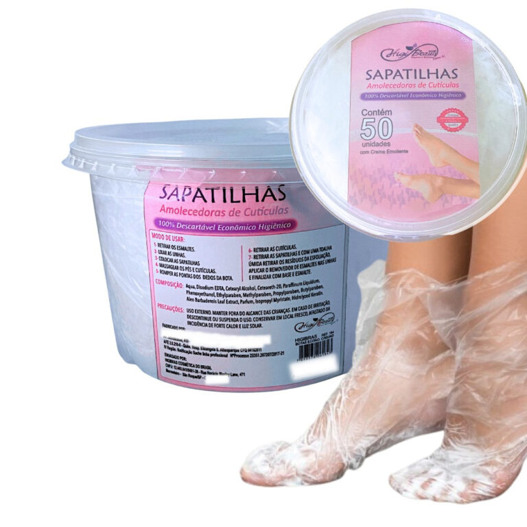 Sapatilha Economica com Creme Emoliente  Pote com 