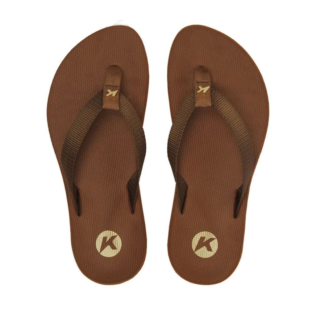 Sandália Chinelo Kenner Feminino Kyra Slim Marrom Original