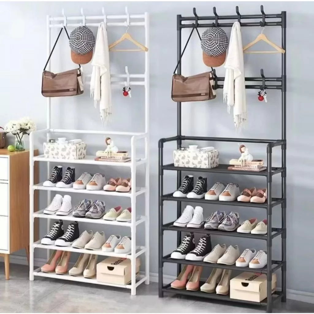 Arara Sapateira Organizadora cabideiro suporte Multiuso Sapato Tênis Roupa Closet Quarto Armários