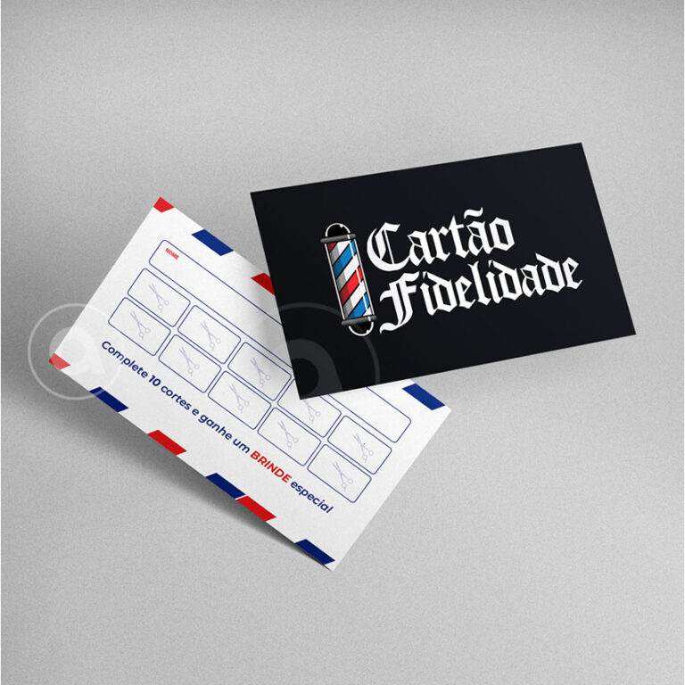Cartão Fidelidade – Barbearia / Salão R