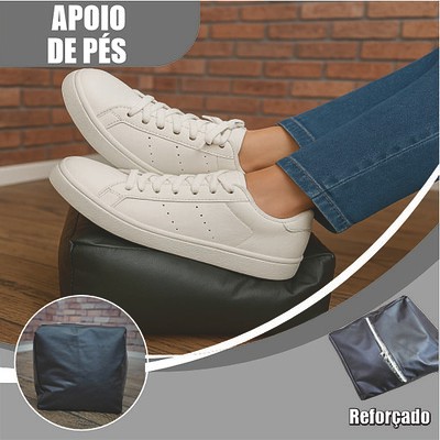Apoio Pés Conforto Espuma Ergonômico Almofadão 